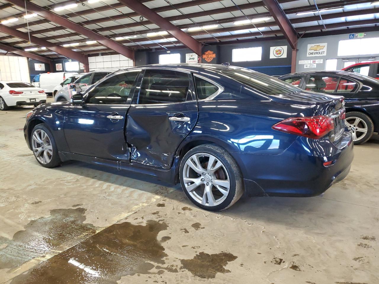 2016 Infiniti Q70 VIN JN1BY1AR1GM271403 Copart auction photo, side / minor dent/scratches damage thumbnail 2