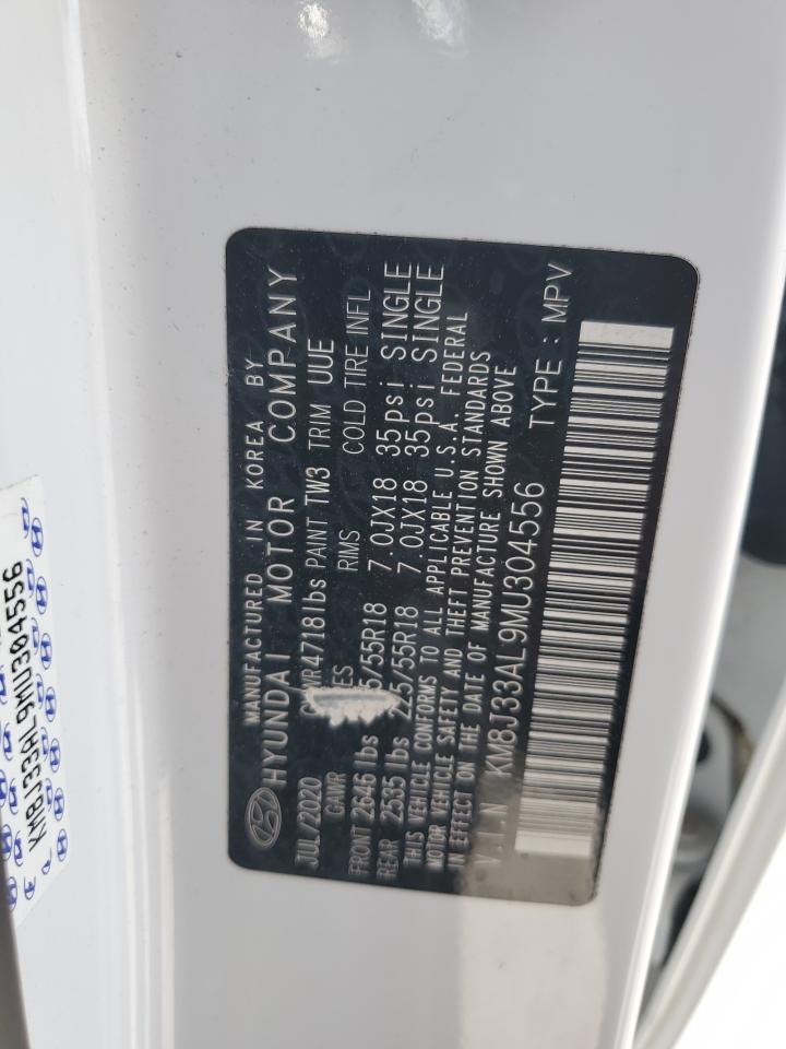 2021 Hyundai Tucson VIN KM8J33AL9MU304556 Copart auction photo, front end damage thumbnail 15