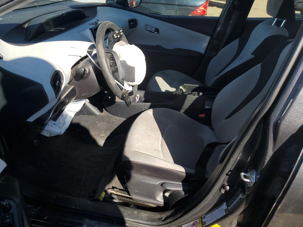 2019 Toyota Prius VIN JTDKARFU1K3082715 Copart auction photo, front end damage thumbnail 7