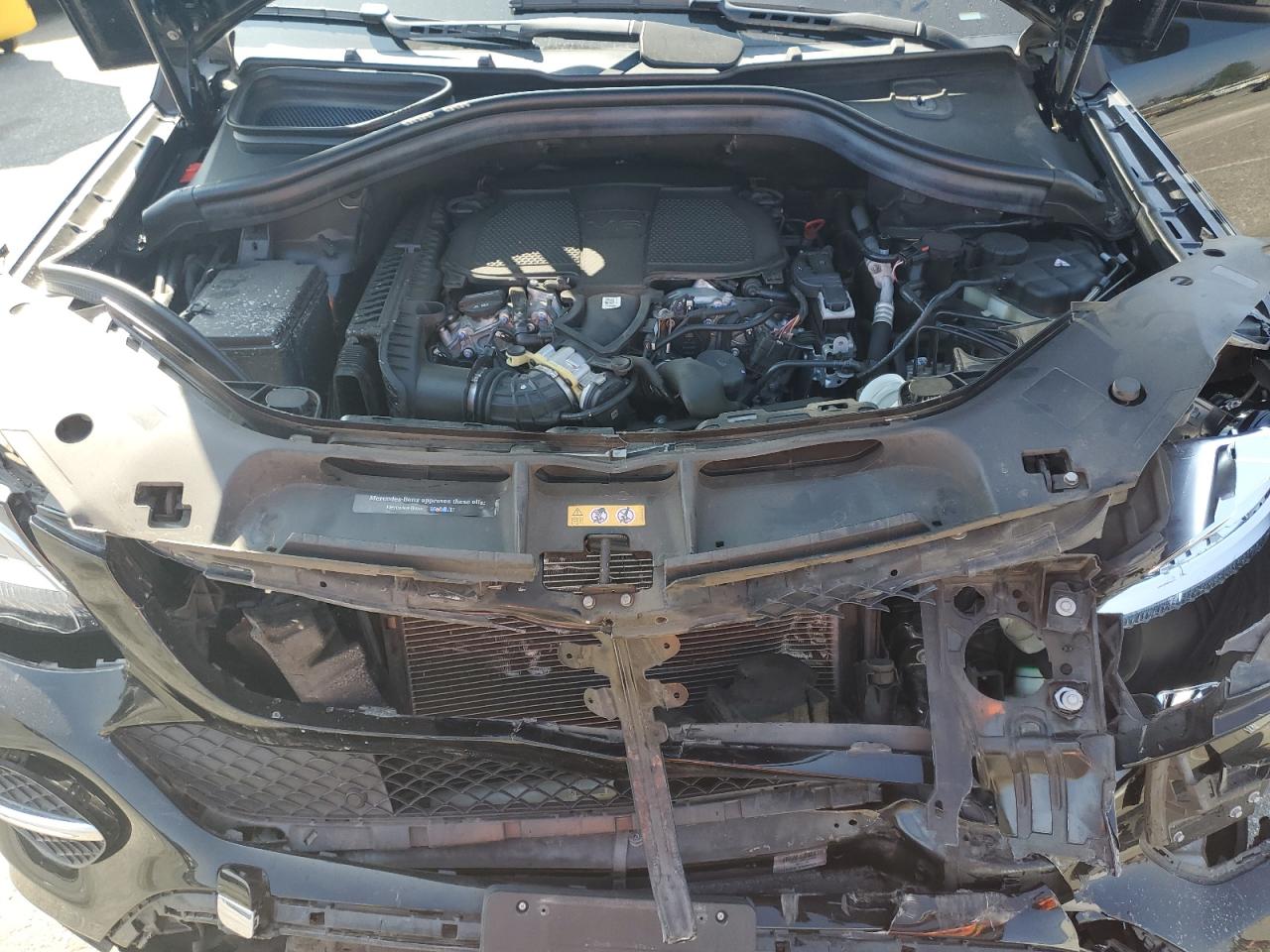 2017 Mercedes-Benz GLE VIN 4JGDA5JB7HA992473 Copart auction photo, front end damage thumbnail 13