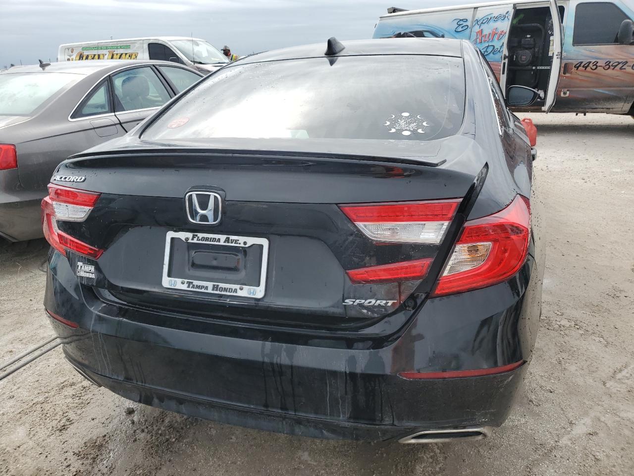 2022 Honda Accord VIN 1HGCV1F34NA087829 Copart auction photo, water/flood damage thumbnail 6