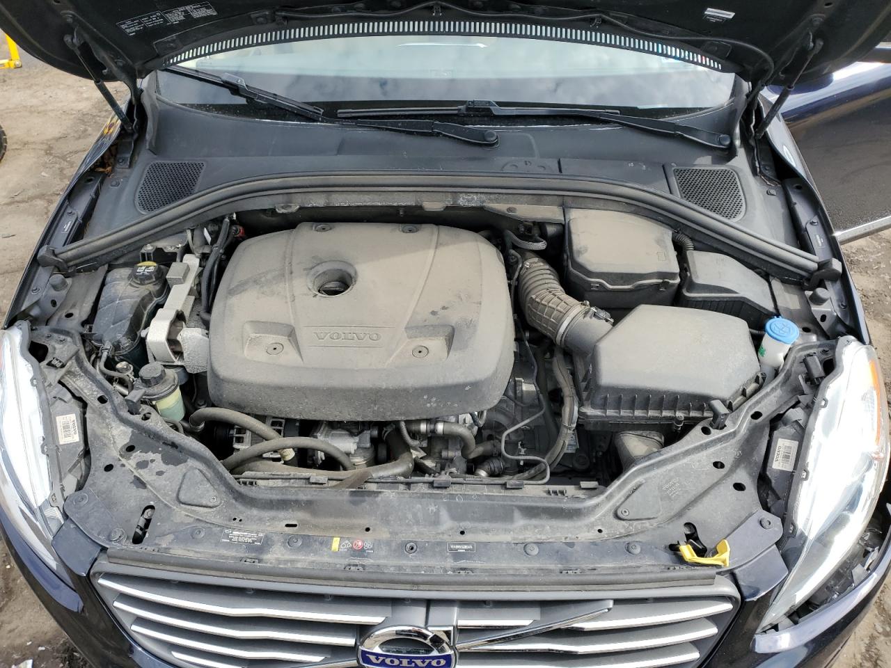 2016 Volvo XC60 VIN YV449MRK5G2893474 Copart auction photo, front end / side damage thumbnail 12