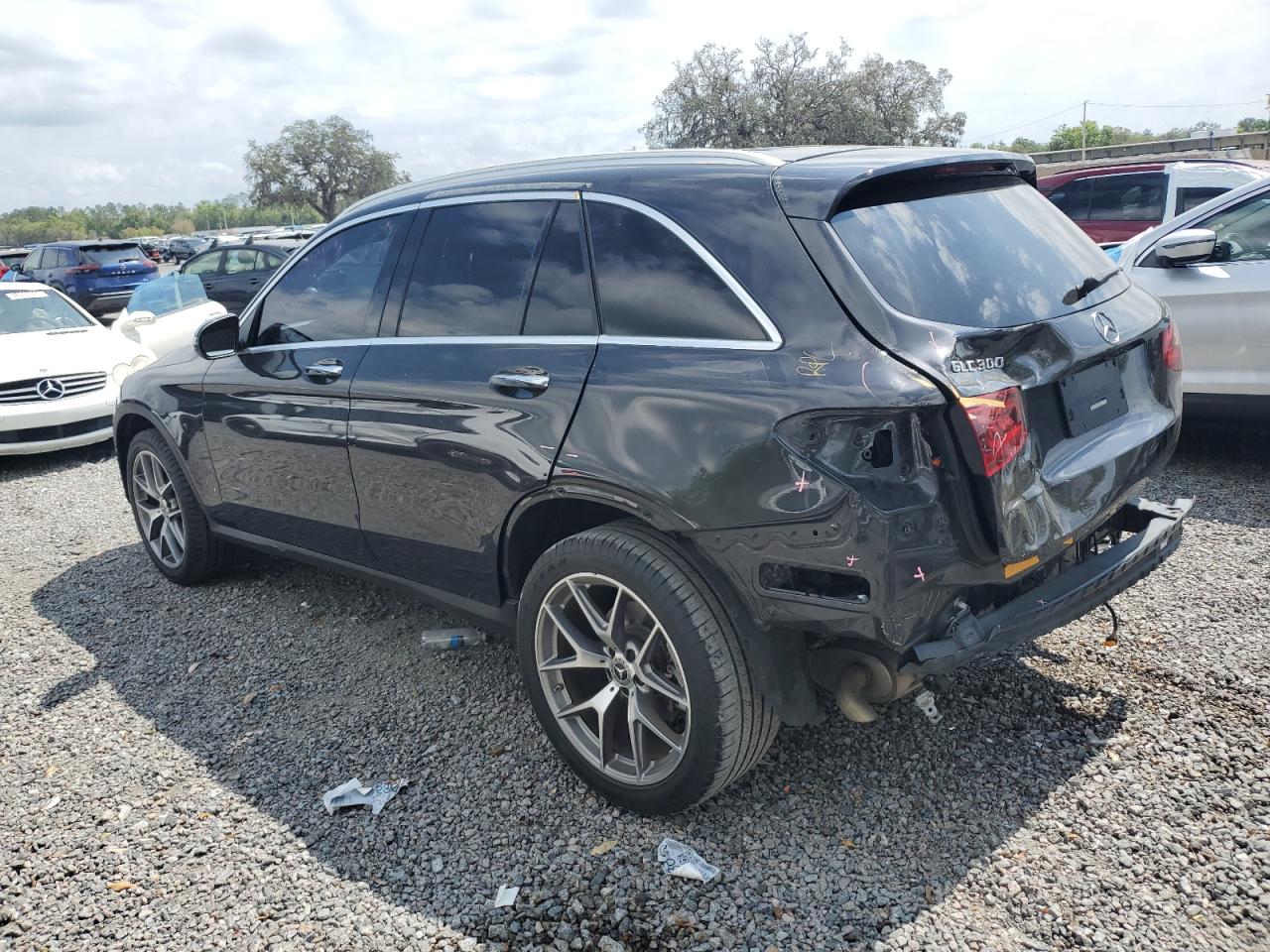 2021 Mercedes-Benz GLC VIN W1N0G8DB5MV301841 Copart auction photo, rear end damage thumbnail 2