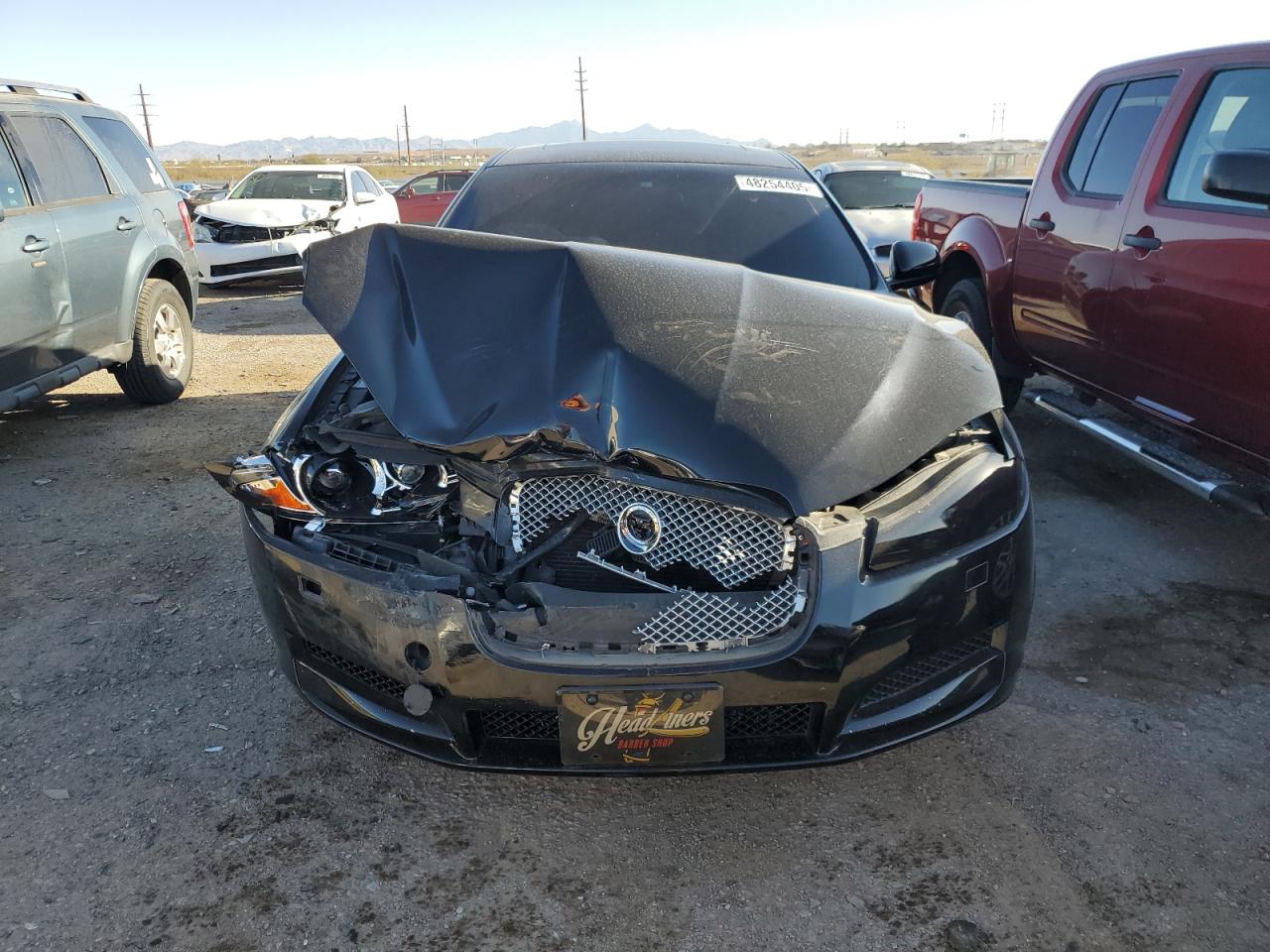 2013 Jaguar XF VIN SAJWA0ESXDPU05766 Copart auction photo, front end damage thumbnail 5
