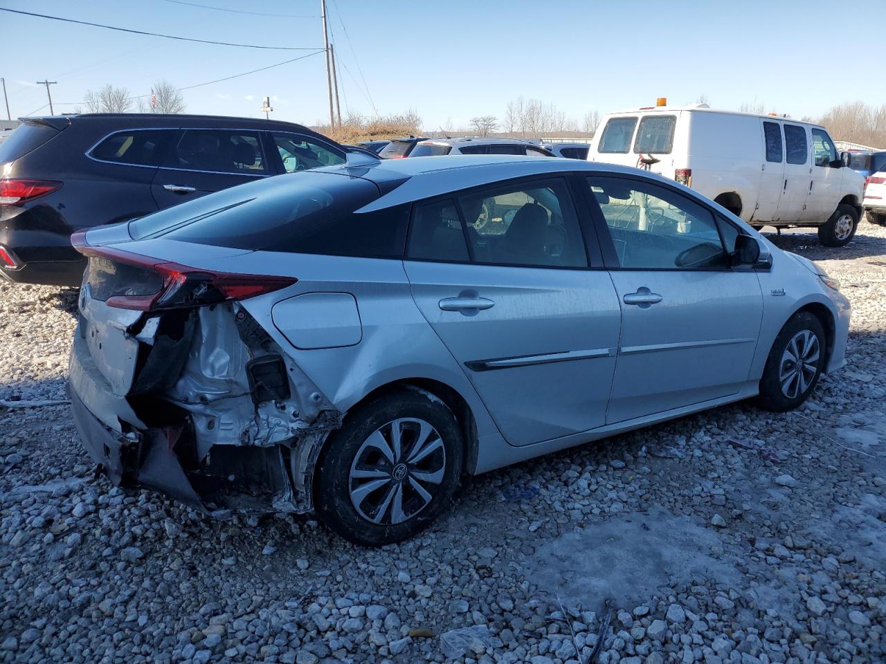 2017 Toyota Prius VIN JTDKARFP9H3063641 Copart auction photo, rear end damage thumbnail 3
