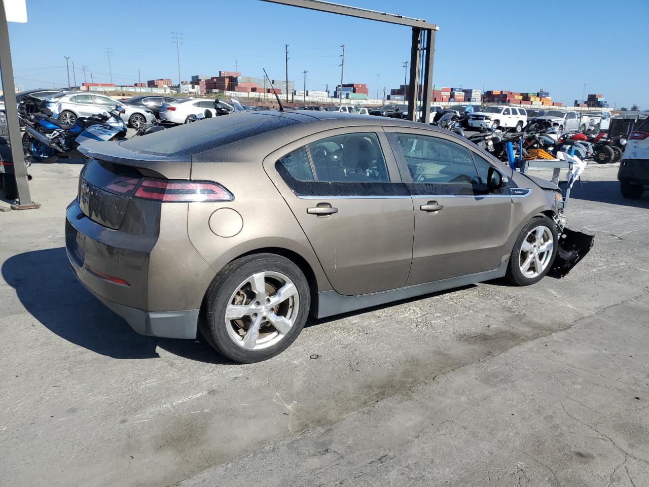 2014 Chevrolet Volt VIN 1G1RA6E40EU137418 Copart auction photo, front end damage thumbnail 3