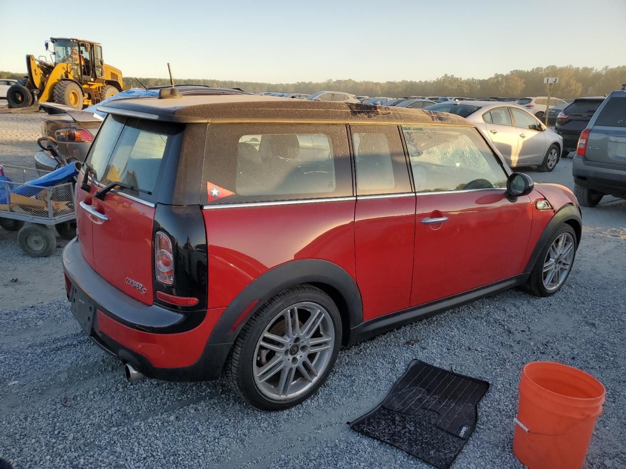 2011 MINI Cooper VIN WMWZG3C5XBTY35355 Copart auction photo, top/roof / side damage thumbnail 3