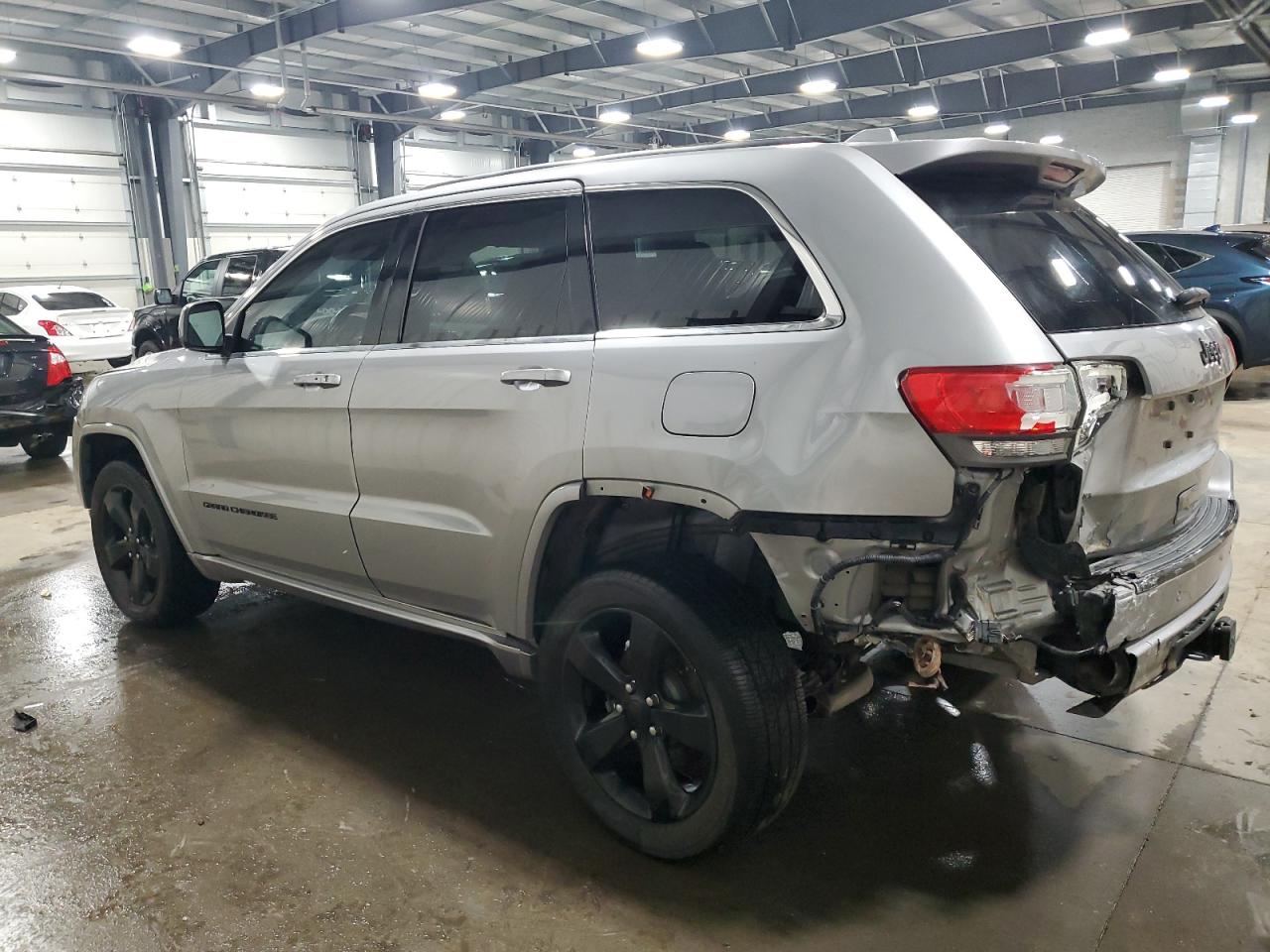 2015 Jeep Grand Cherokee VIN 1C4RJFAG1FC745057 Copart auction photo, rear end damage thumbnail 2
