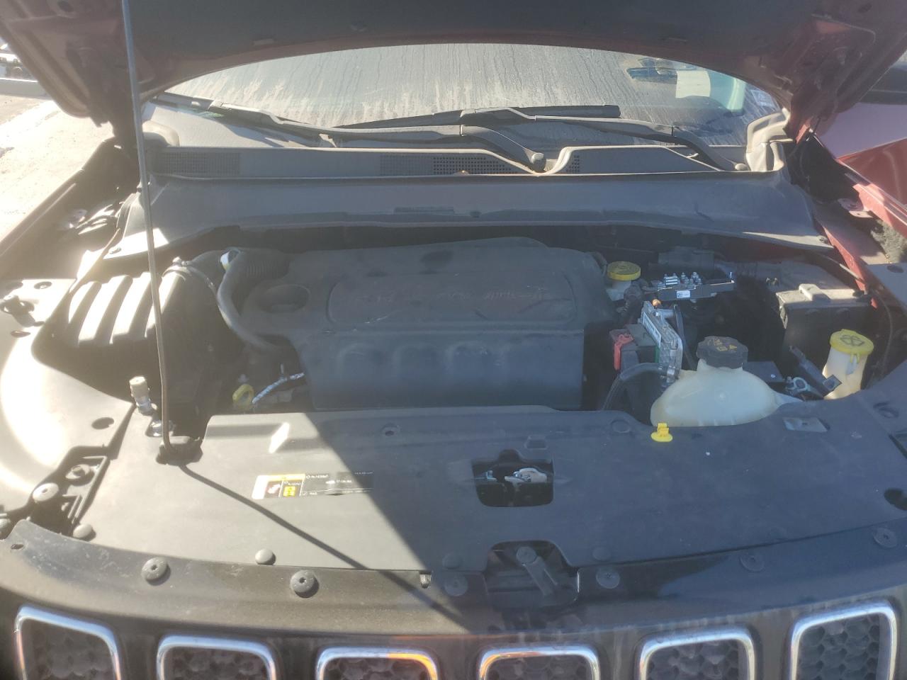 2021 Jeep Compass VIN 3C4NJCABXMT574022 Copart auction photo, water/flood damage thumbnail 12