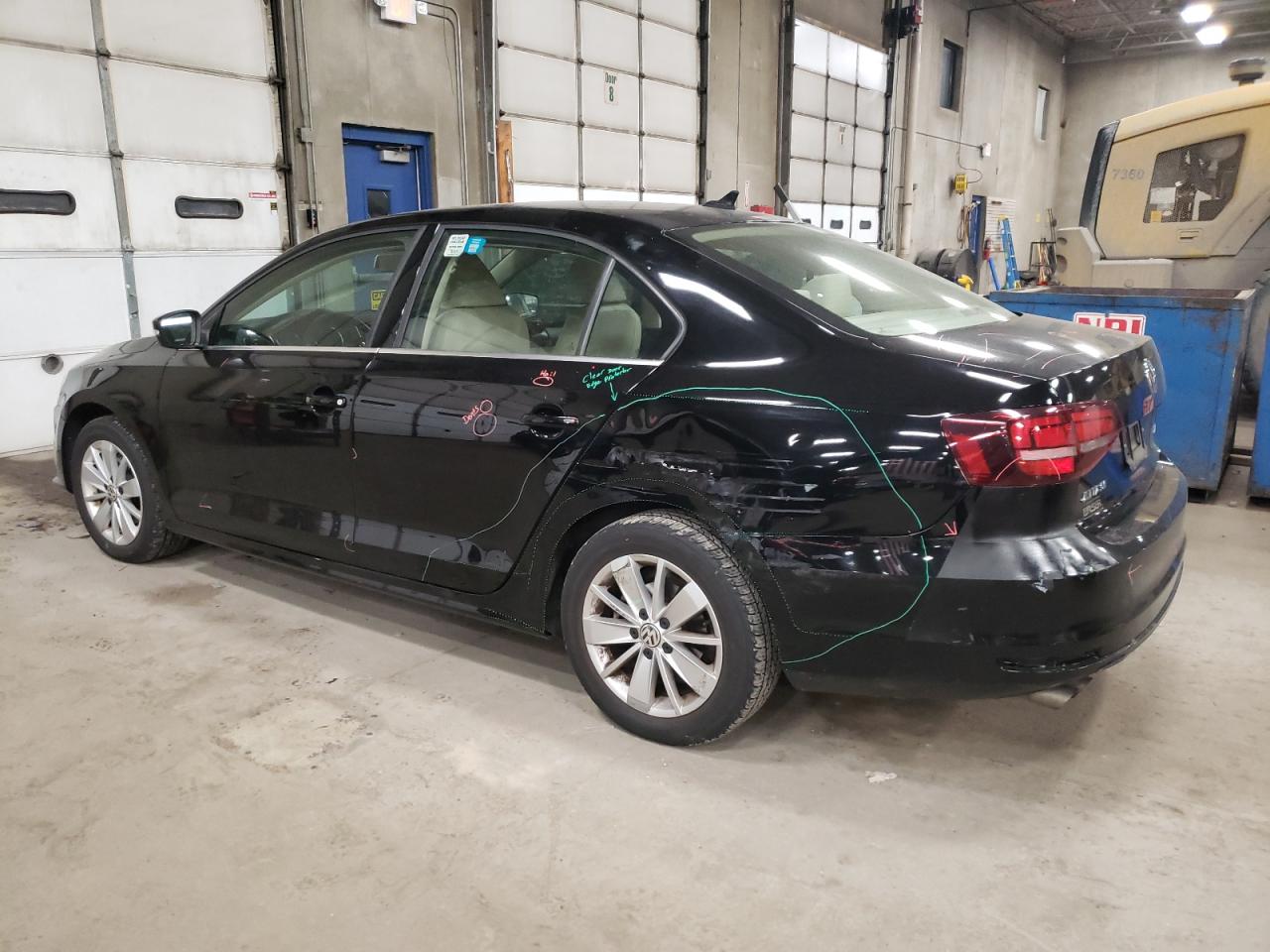 2016 Volkswagen Jetta VIN 3VWD67AJ1GM396962 Copart auction photo, all over damage thumbnail 2