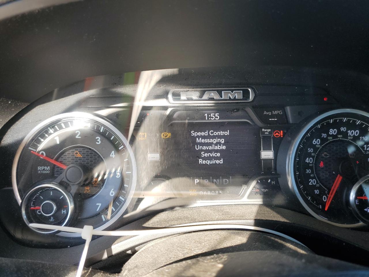 2020 RAM 1500 VIN 1C6SRFFT2LN122439 Copart auction photo, front end damage thumbnail 9