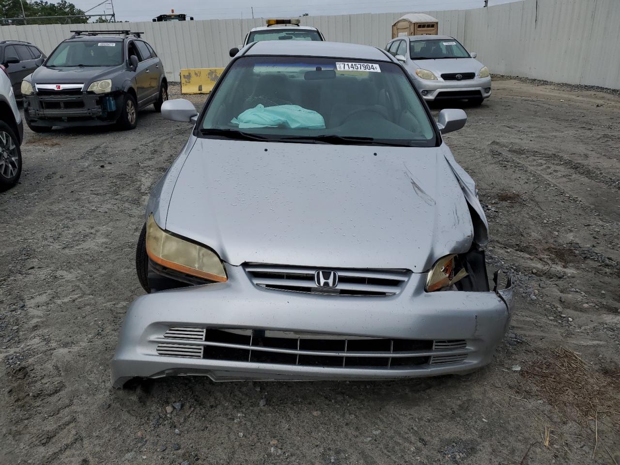 2002 Honda Accord VIN 1HGCG65542A105090 Copart auction photo, front end / side damage thumbnail 5