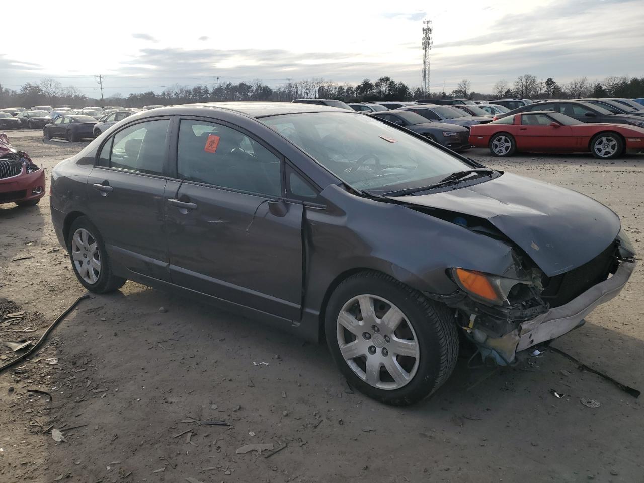 2010 Honda Civic VIN 2HGFA1F52AH575571 Copart auction photo, all over damage thumbnail 4