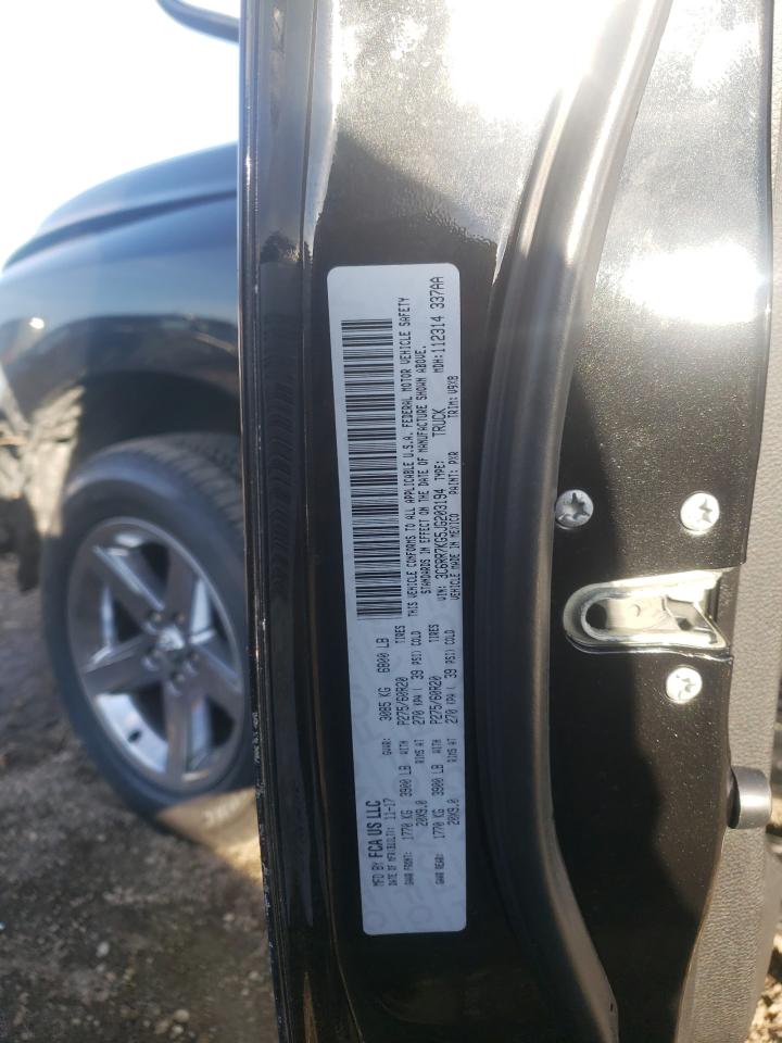2018 RAM 1500 VIN 3C6RR7KG5JG203194 Copart auction photo, front end damage thumbnail 13