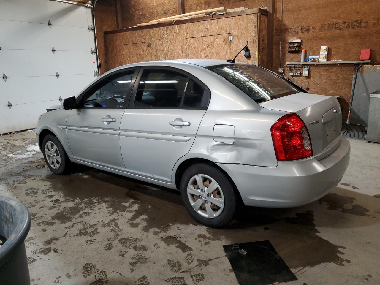 2011 Hyundai Accent VIN KMHCN4ACXBU586230 Copart auction photo, front end / side damage thumbnail 2