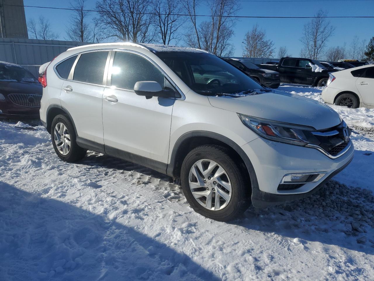 2015 Honda CR-V VIN 5J6RM4H76FL080605 Copart auction photo, side damage thumbnail 4