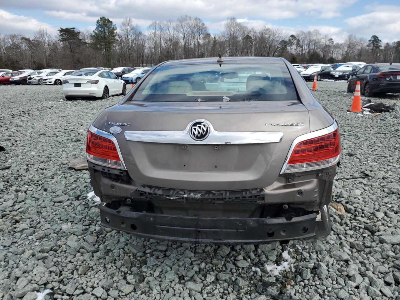 2012 Buick LaCrosse VIN 1G4GC5E33CF259259 Copart auction photo, rear end / side damage thumbnail 6