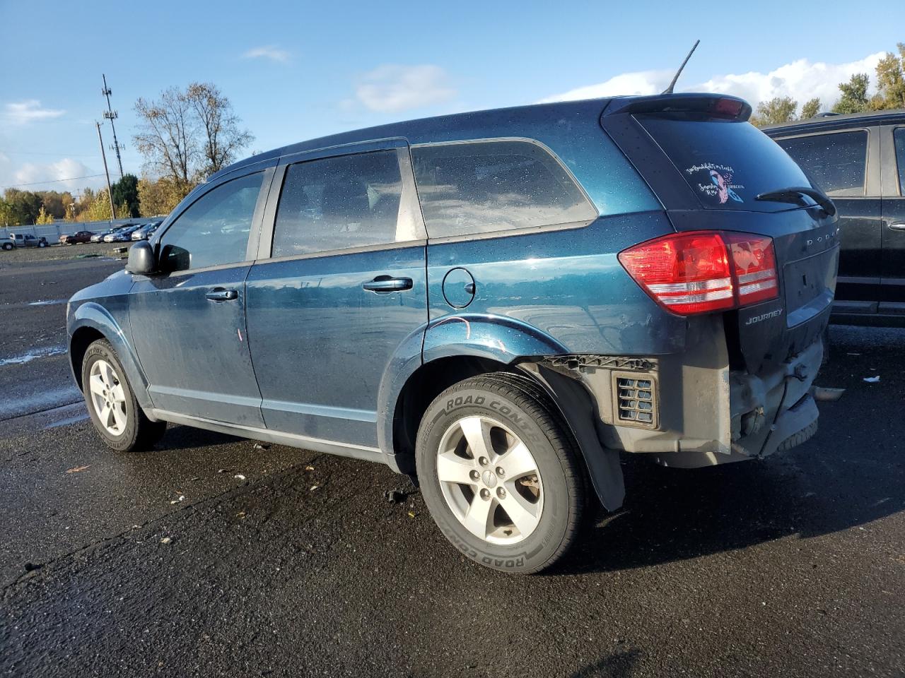2013 Dodge Journey VIN 3C4PDCAB5DT630805 Copart auction photo, rear end damage thumbnail 2