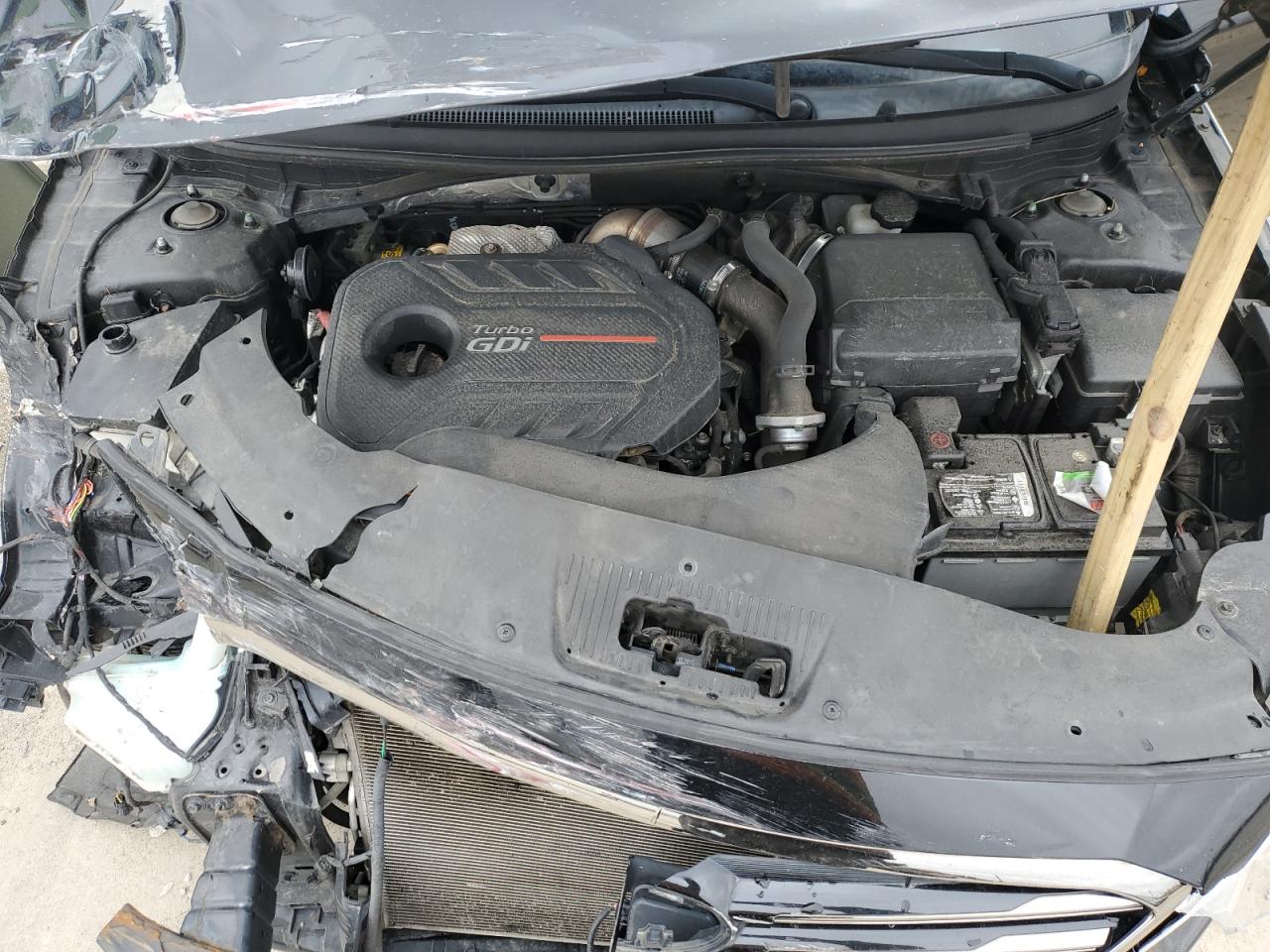 2015 Hyundai Sonata VIN 5NPE34AB0FH040644 Copart auction photo, front end damage thumbnail 11