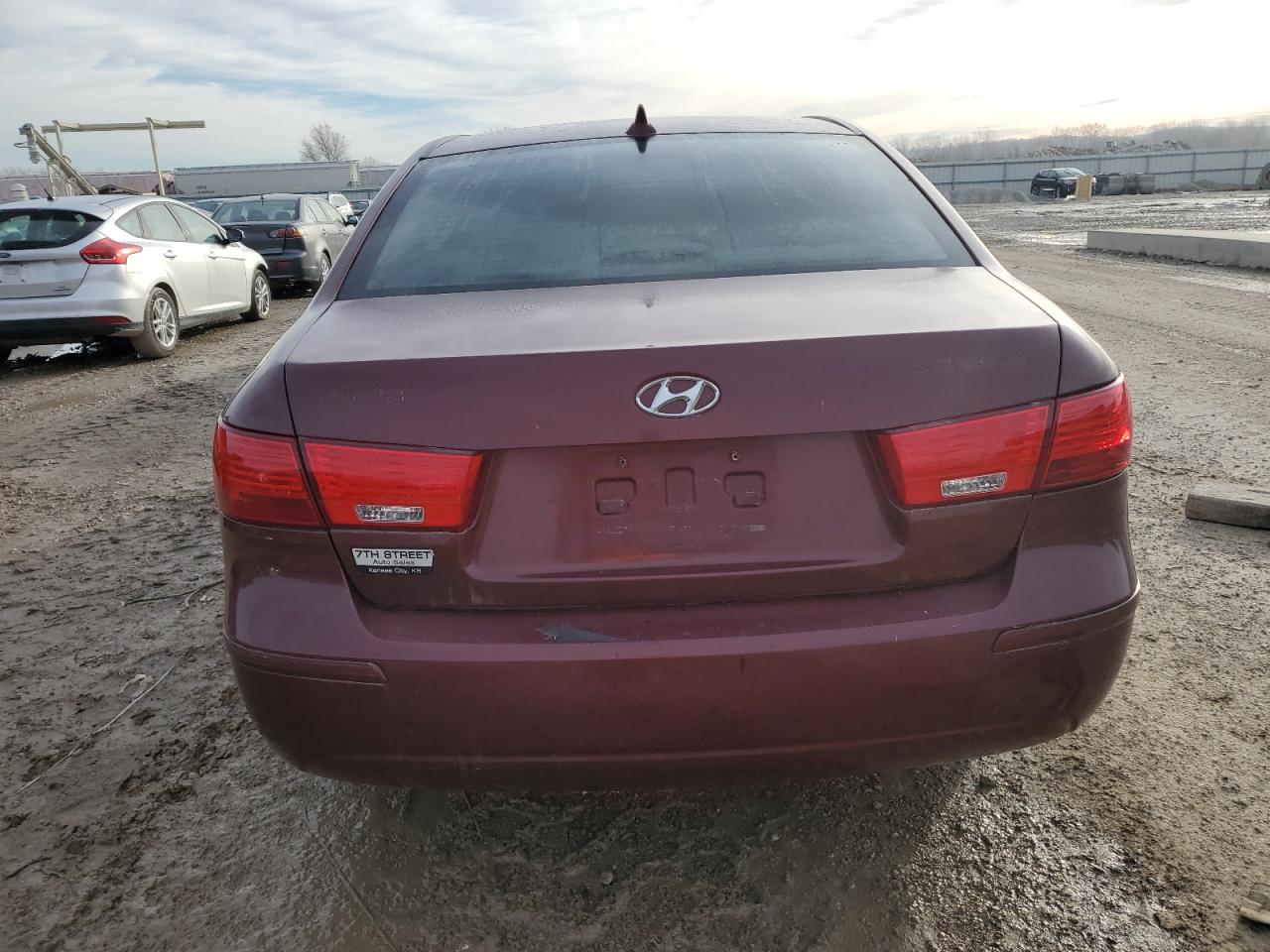2009 Hyundai Sonata VIN 5NPET46C79H404712 Copart auction photo, burn damage thumbnail 6