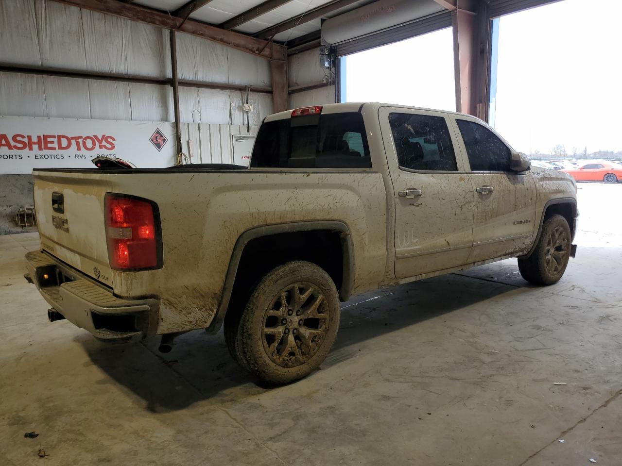 2015 GMC Sierra VIN 3GTU2VEC2FG392060 Copart auction photo, water/flood damage thumbnail 3