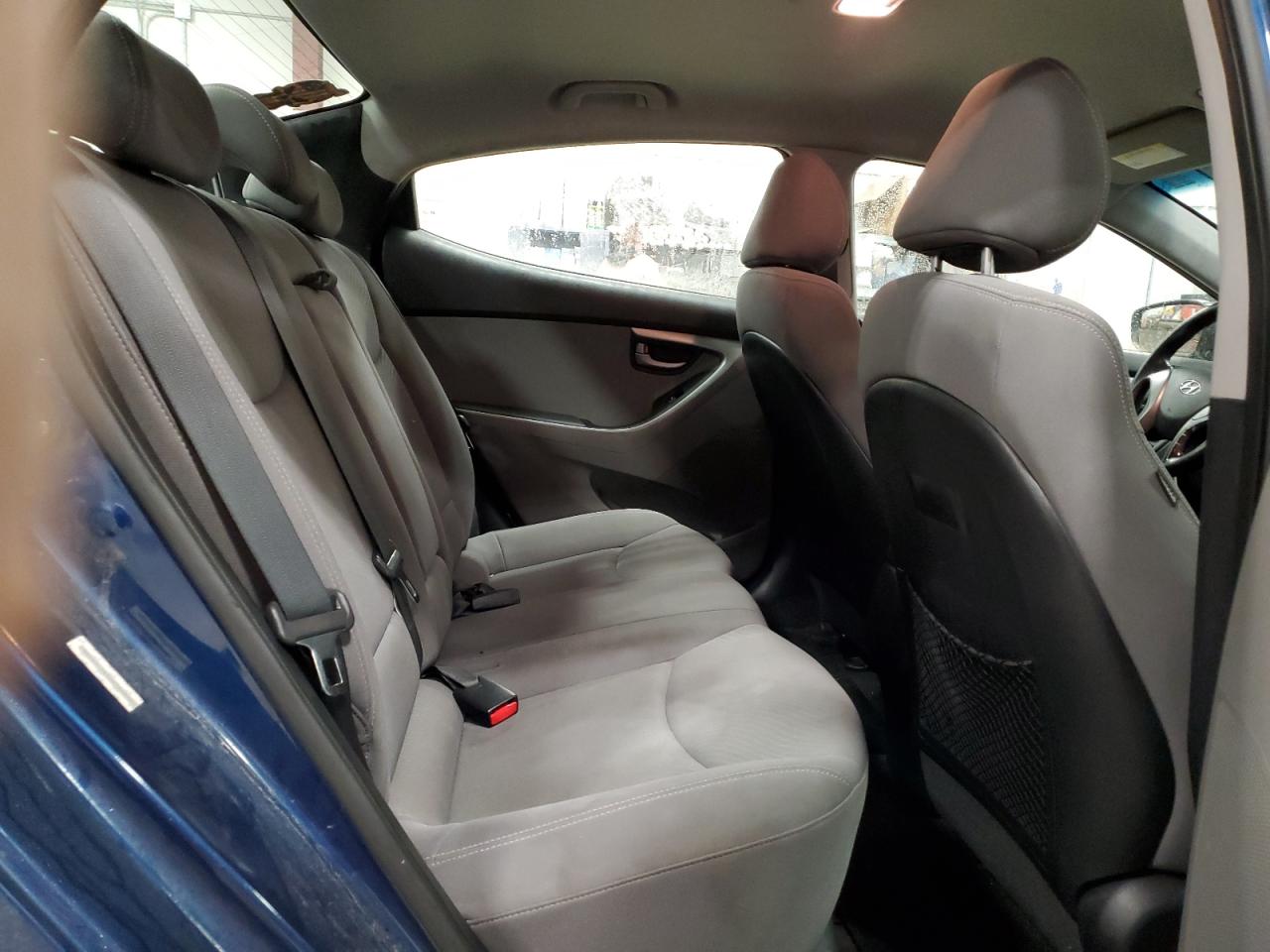2014 Hyundai Elantra VIN KMHDH4AE5EU195696 Copart auction photo, front end damage thumbnail 10