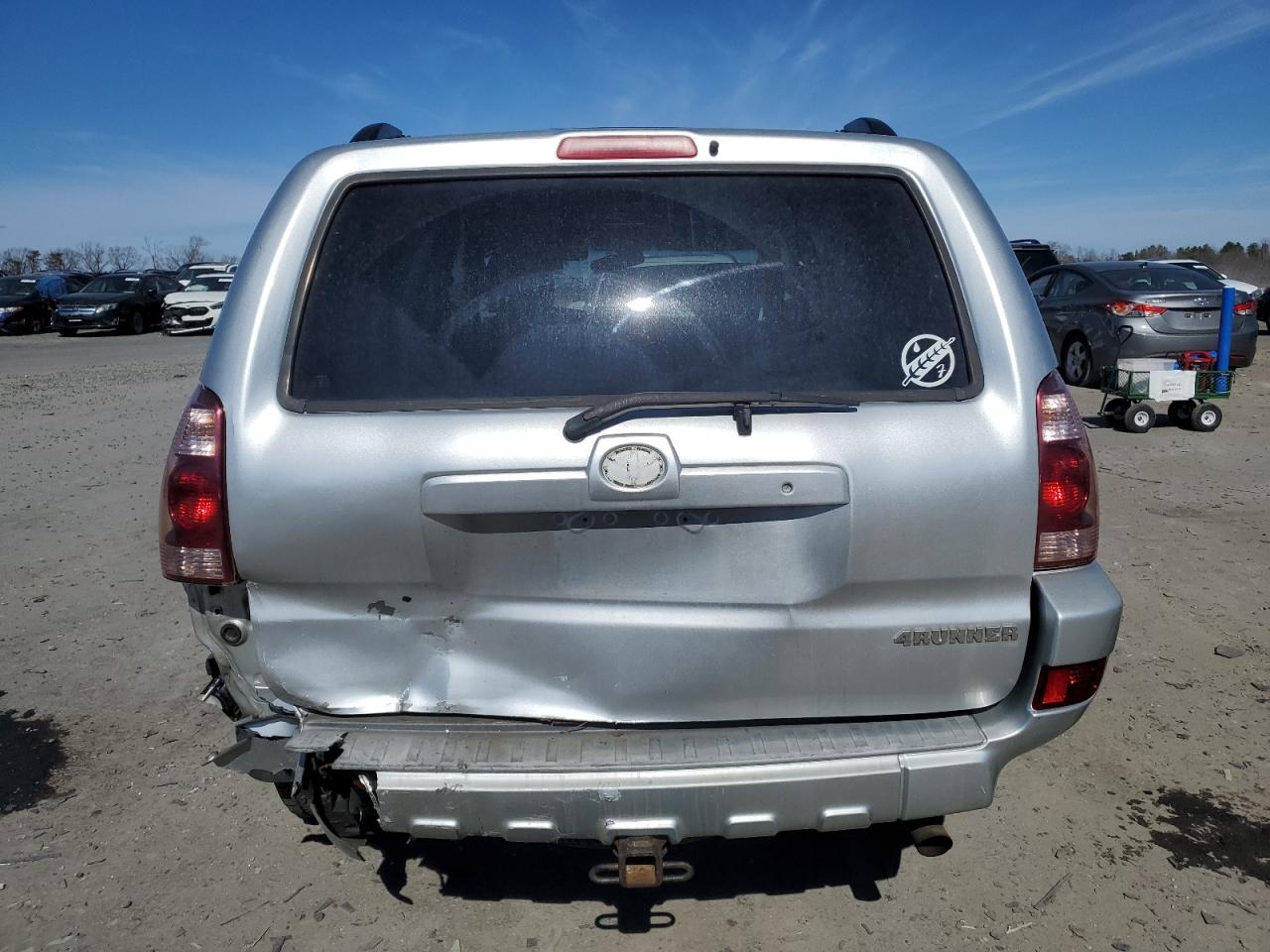 2005 Toyota 4Runner VIN JTEBU14R050056180 Copart auction photo, rear end / front end damage thumbnail 6