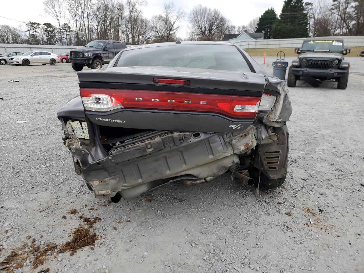 2013 Dodge Charger VIN 2C3CDXCT8DH635148 Copart auction photo, front end / rear end damage thumbnail 6