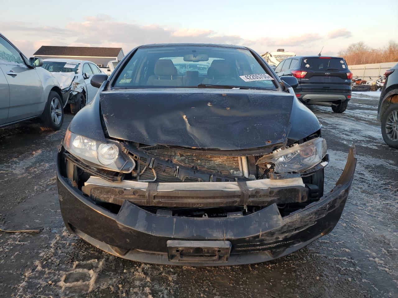 2009 Honda Civic VIN 2HGFA16839H509925 Copart auction photo, front end damage thumbnail 5