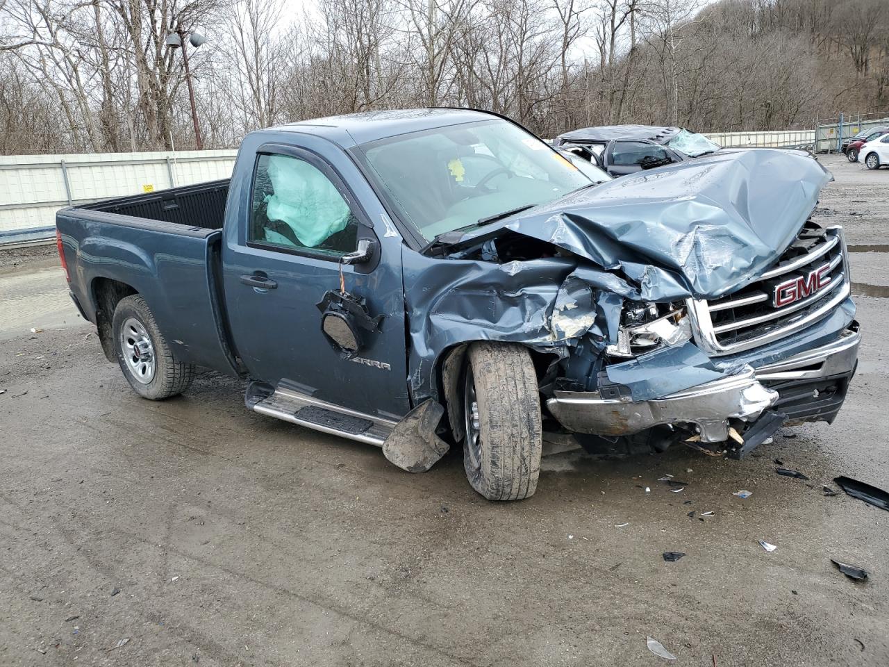2012 GMC Sierra VIN 1GTN1TEX3CZ328863 Copart auction photo, front end / side damage thumbnail 4