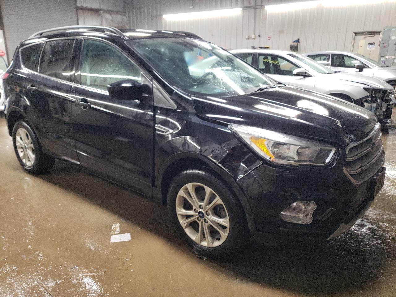 2018 Ford Escape VIN 1FMCU0GD9JUA40142 Copart auction photo, front end damage thumbnail 4