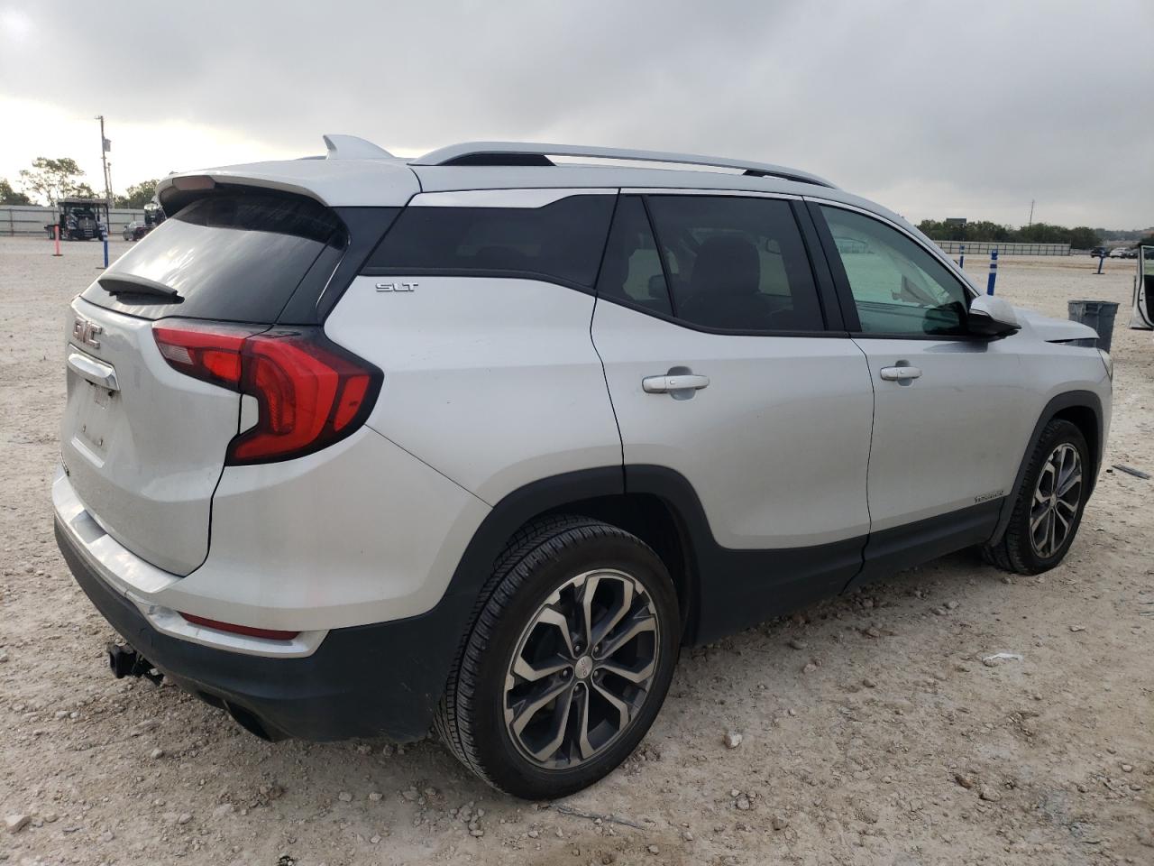 2019 GMC Terrain VIN 3GKALPEX1KL273078 Copart auction photo, front end / side damage thumbnail 3