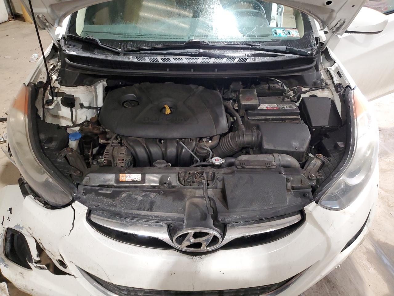 2013 Hyundai Elantra VIN 5NPDH4AE3DH321227 Copart auction photo, front end damage thumbnail 13