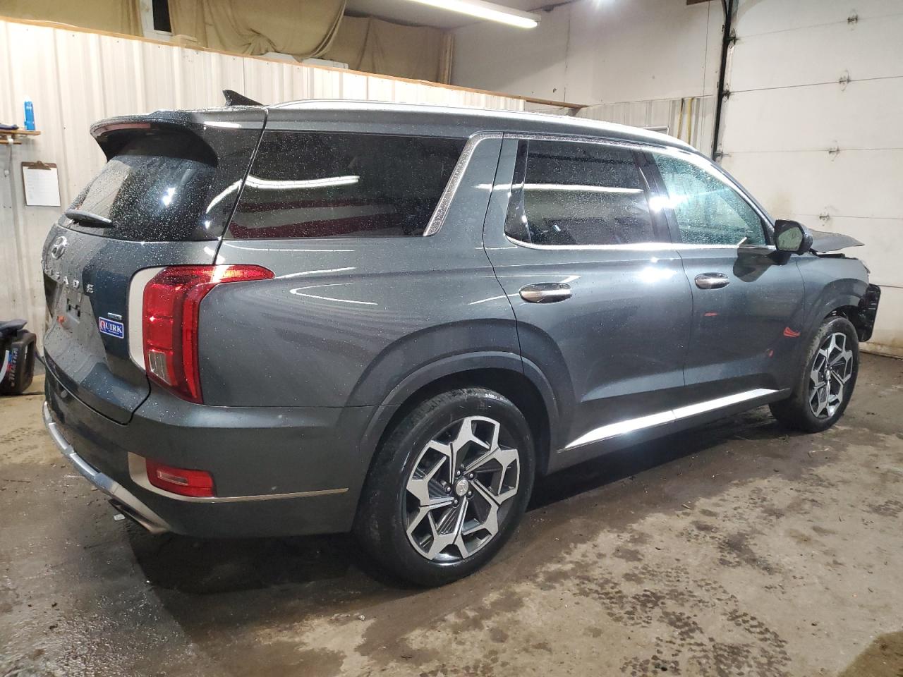 2022 Hyundai Palisade VIN KM8R7DHE3NU445256 Copart auction photo, front end / minor dent/scratches damage thumbnail 3