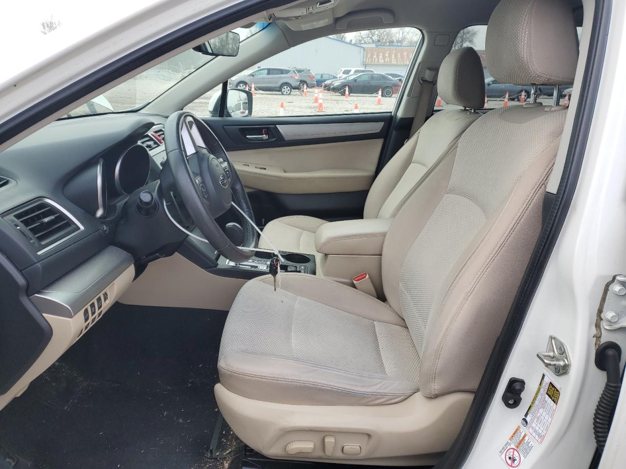 2017 Subaru Outback VIN 4S4BSAFC7H3433914 Copart auction photo, front end / side damage thumbnail 7