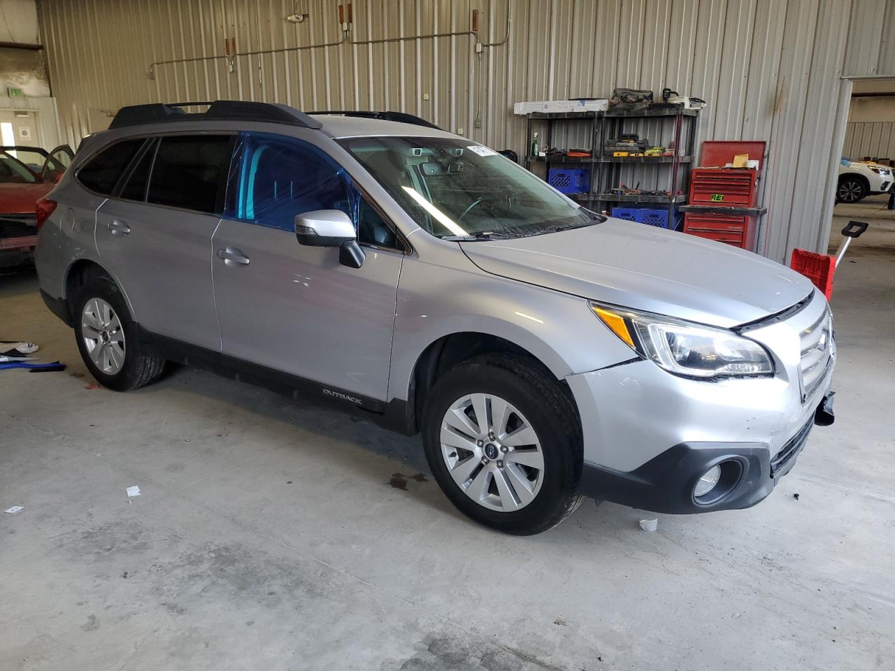 2017 Subaru Outback VIN 4S4BSAFC7H3377294 Copart auction photo, front end / side damage thumbnail 4