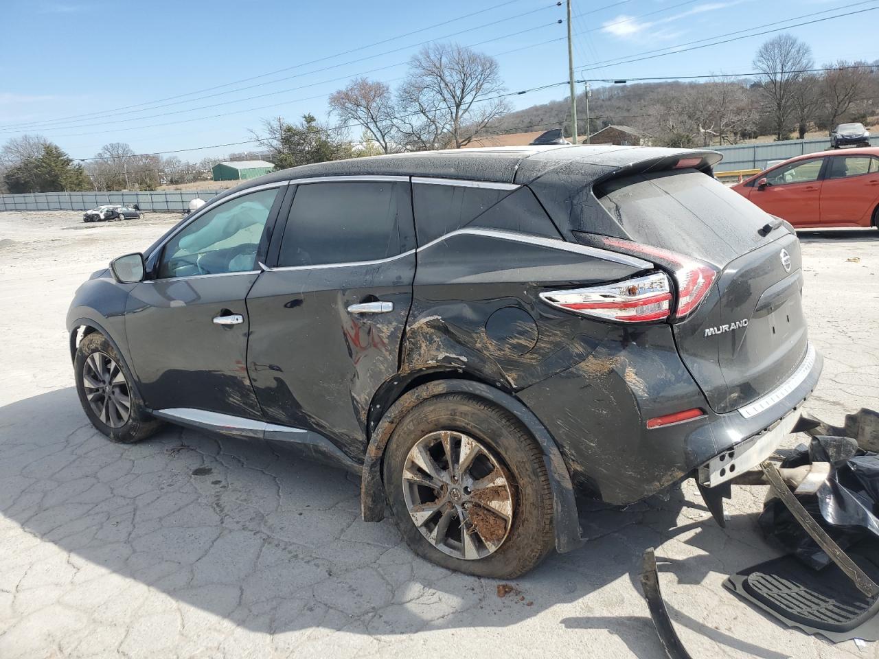 2017 Nissan Murano VIN 5N1AZ2MH3HN166254 Copart auction photo, front end / rear end damage thumbnail 2