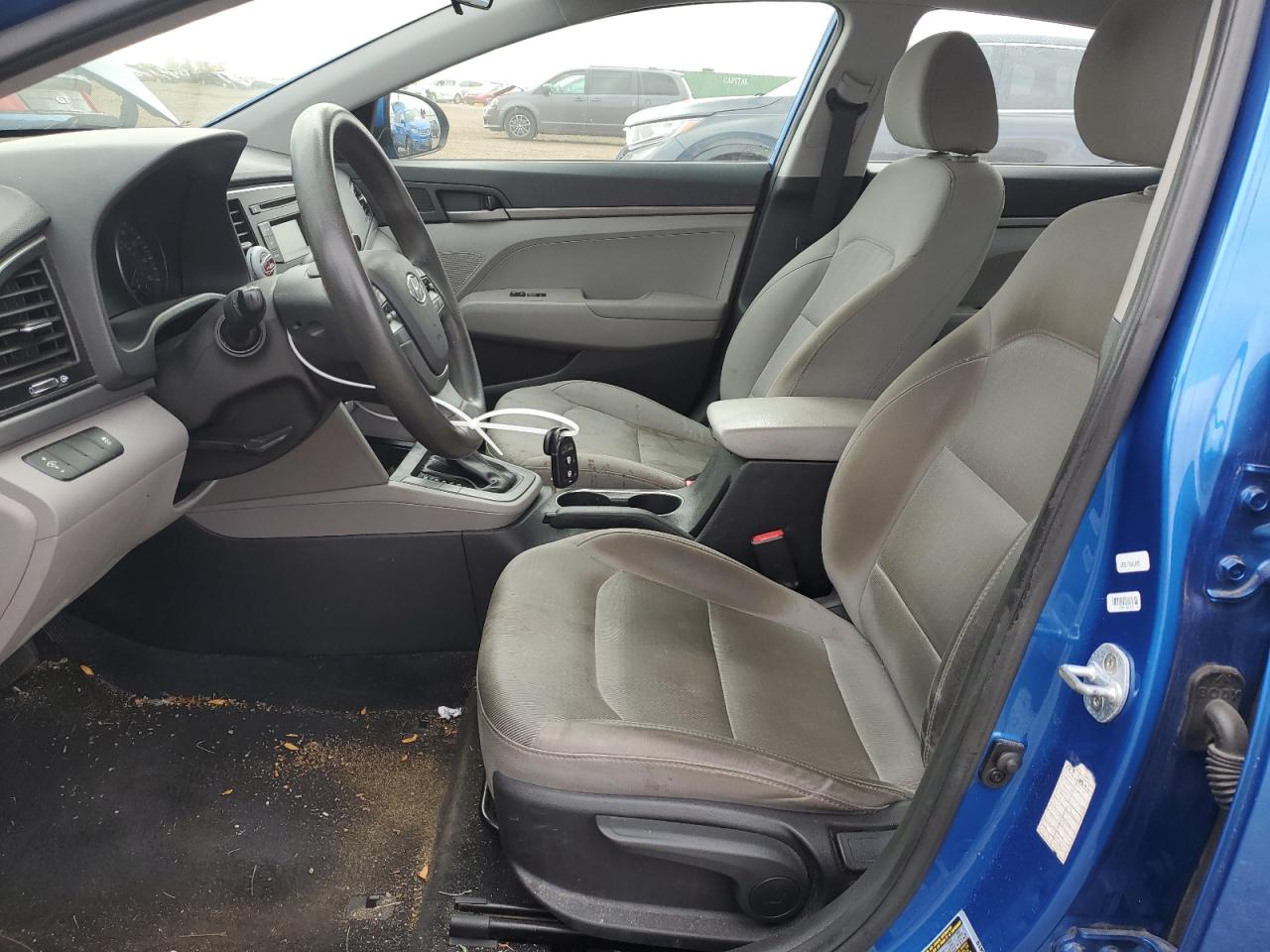 2017 Hyundai Elantra VIN 5NPD74LF5HH140483 Copart auction photo, rear end damage thumbnail 7