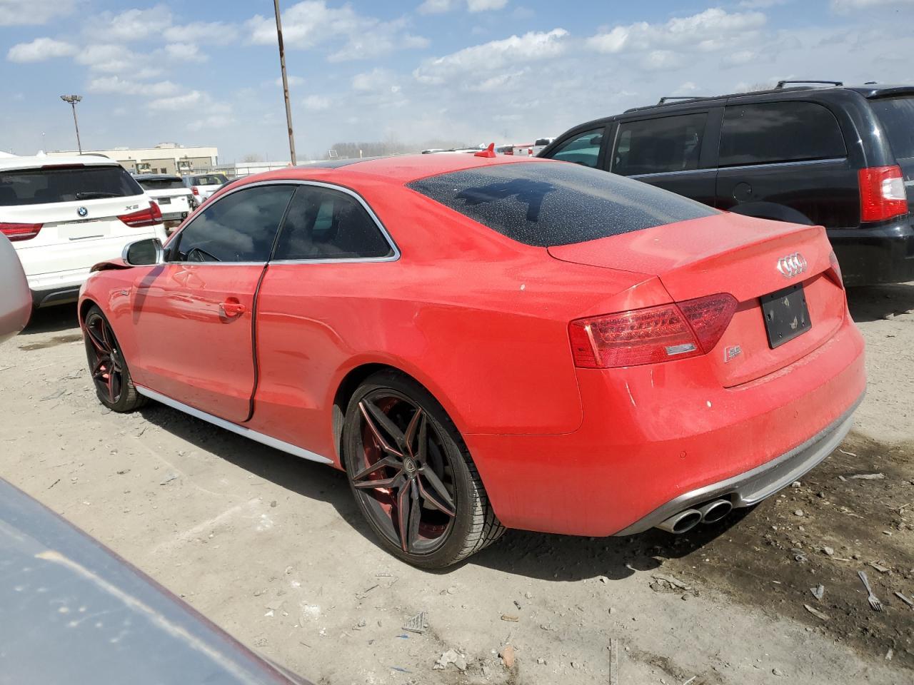 2014 Audi RS5 VIN WAUVGAFR8EA037387 Copart auction photo, front end / minor dent/scratches damage thumbnail 2