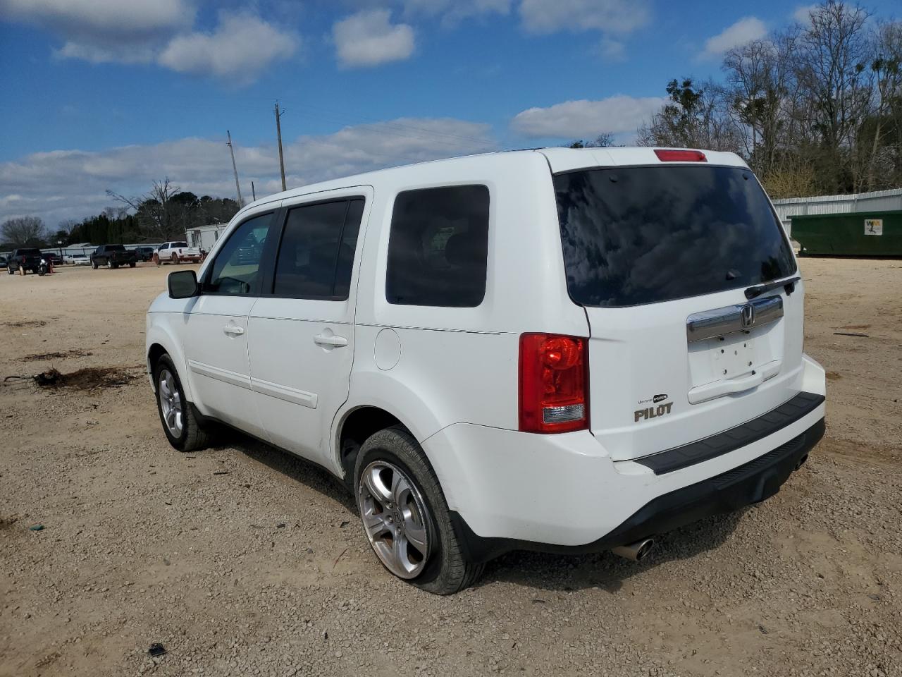 2013 Honda Pilot VIN 5FNYF3H56DB014981 Copart auction photo, side / mechanical damage thumbnail 2