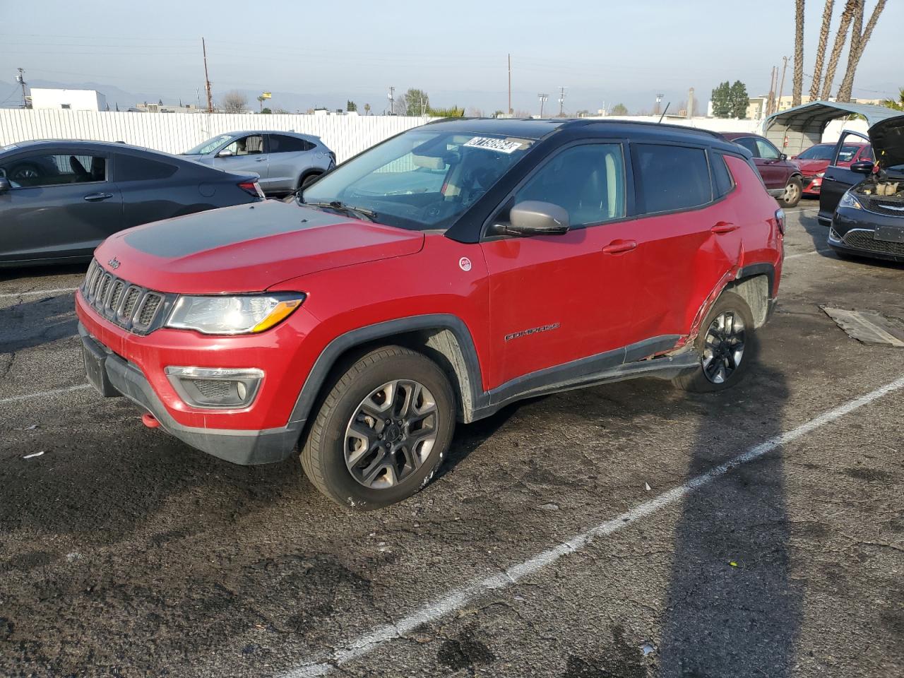 2018 Jeep Compass VIN 3C4NJDDB1JT198730 - Copart auction photo