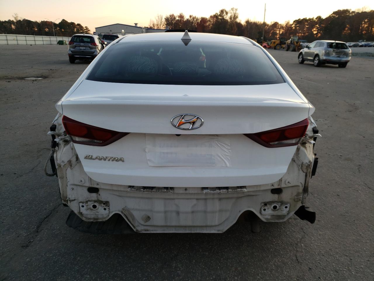 2017 Hyundai Elantra VIN KMHD84LF9HU088080 Copart auction photo, all over damage thumbnail 6