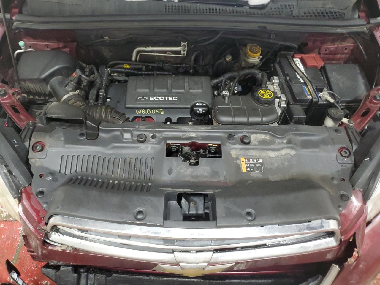 2016 Chevrolet Trax VIN 3GNCJNSB0GL138552 Copart auction photo, front end damage thumbnail 13