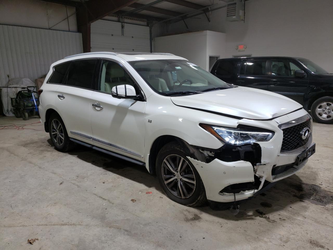 2018 Infiniti QX60 VIN 5N1DL0MM8JC506452 Copart auction photo, front end damage thumbnail 4