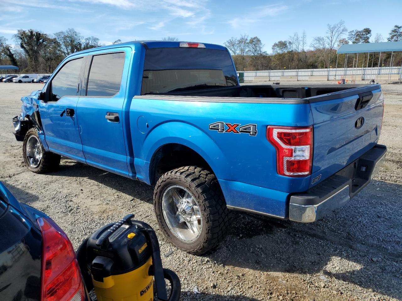 2019 Ford F-150 VIN 1FTEW1E43KKC90053 Copart auction photo, front end / side damage thumbnail 2