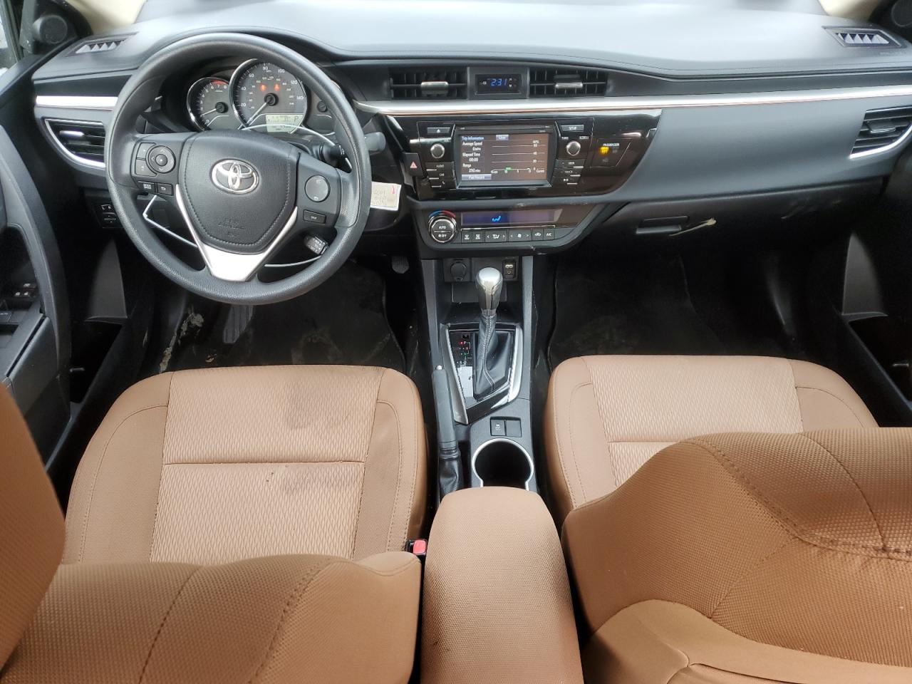 2014 Toyota Corolla VIN 2T1BURHE7EC086826 Copart auction photo, side / front end damage thumbnail 8