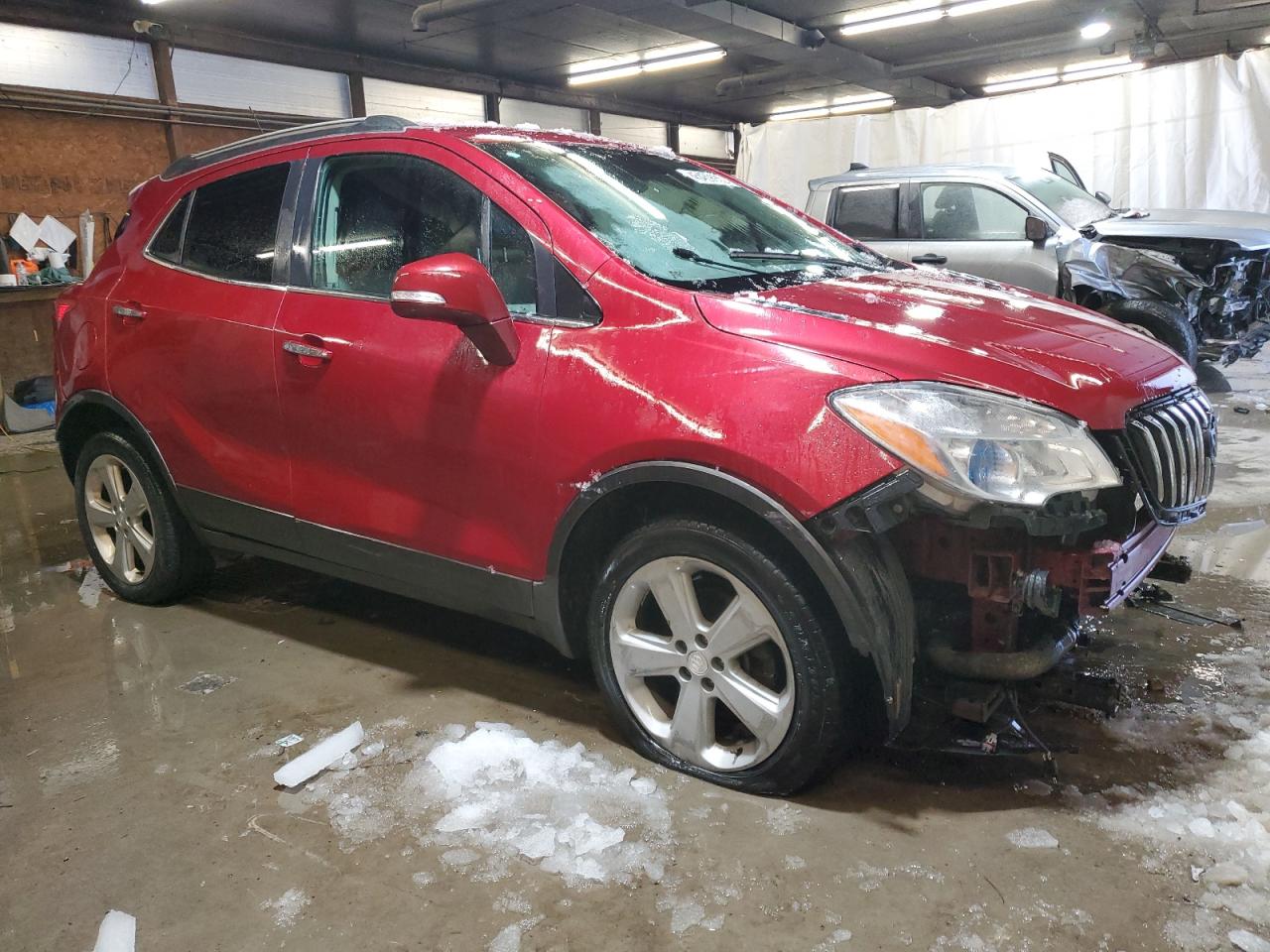 2015 Buick Encore VIN KL4CJFSB7FB039879 Copart auction photo, front end / rear end damage thumbnail 4