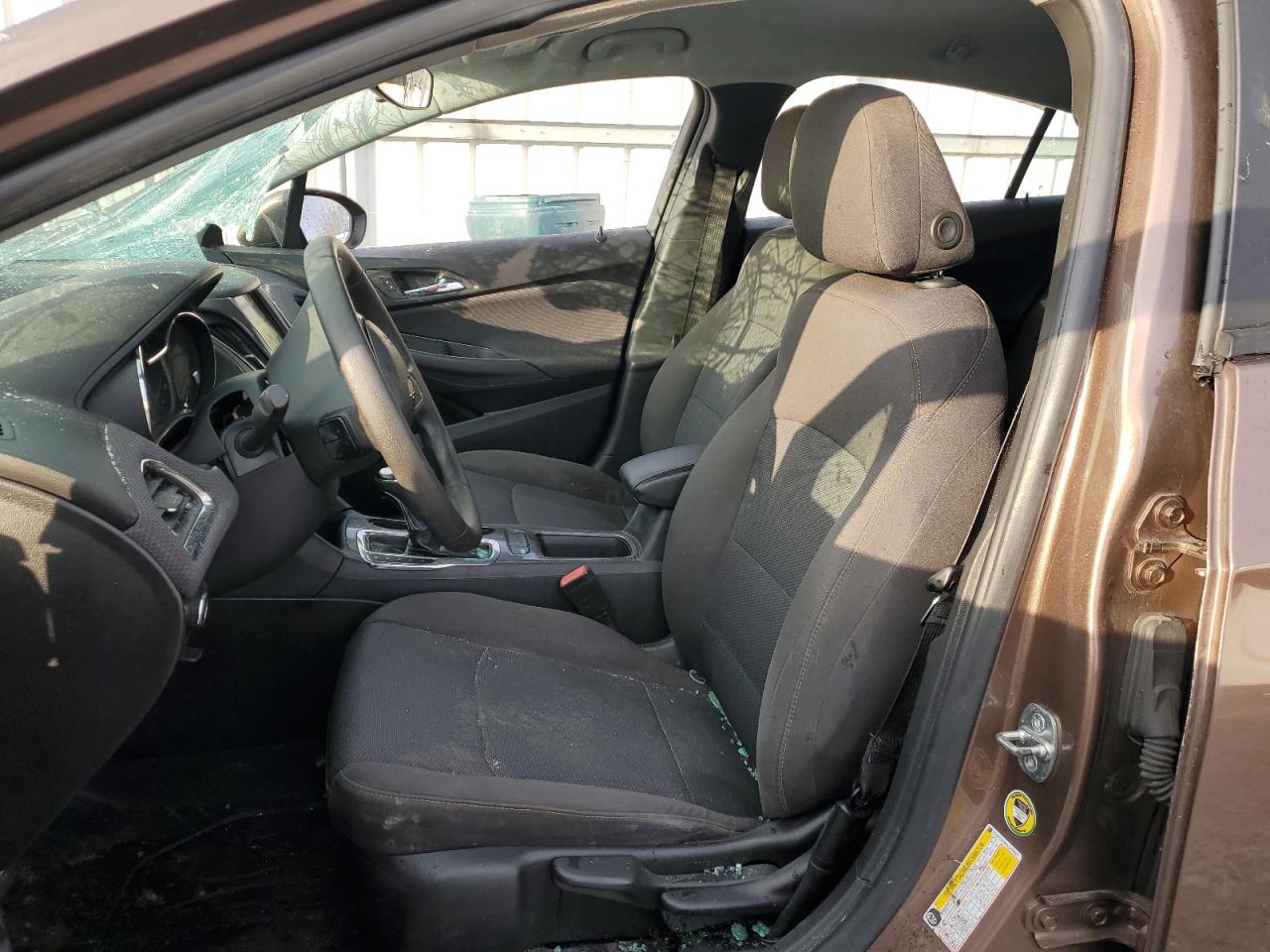 2019 Chevrolet Cruze VIN 3G1BC6SM4KS595507 Copart auction photo, vandalism / all over damage thumbnail 7