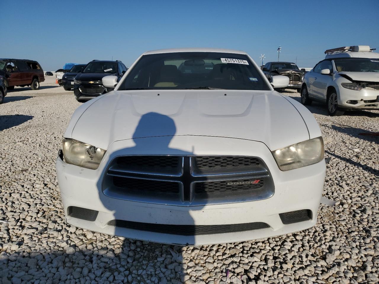 2013 Dodge Charger VIN 2C3CDXBG1DH622469 Copart auction photo, side / front end damage thumbnail 5