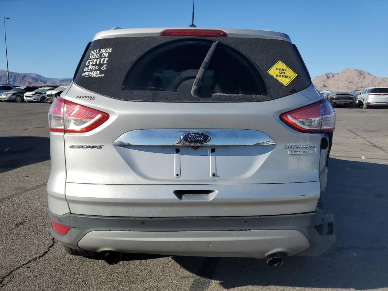 2014 Ford Escape VIN 1FMCU0J90EUC45469 Copart auction photo, rear end / side damage thumbnail 6